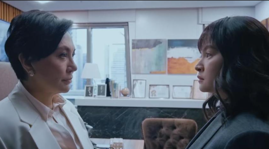 Sharon Cuneta and Barbie Forteza in a scene from Honor Thy Mother. Image courtesy of GMA Pictures.