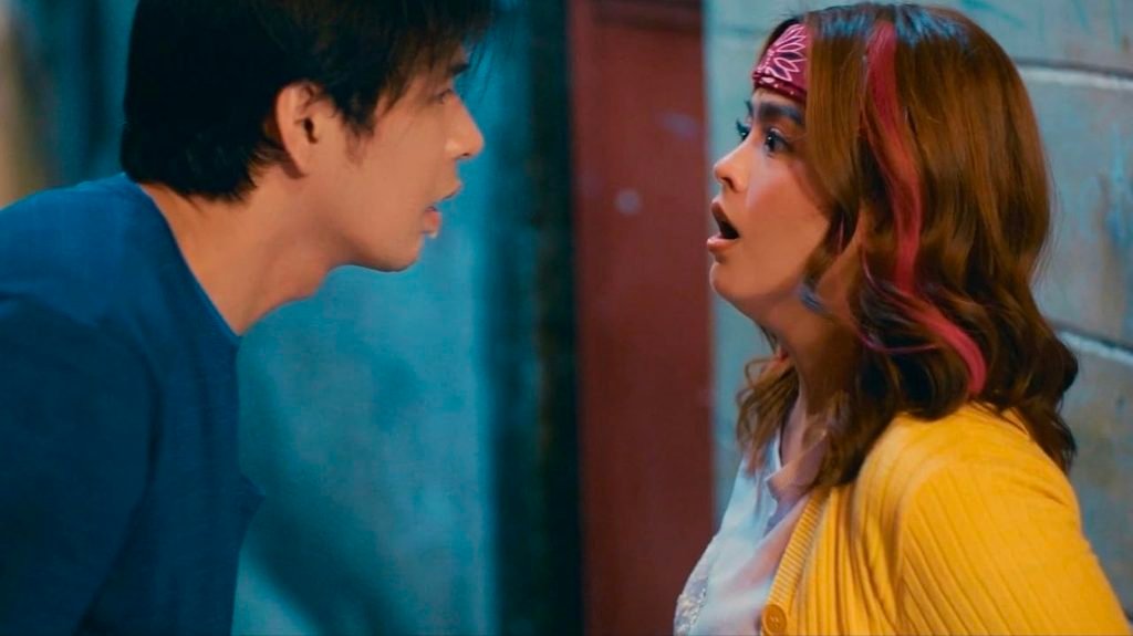 From Left to Right: Wilbert Ross and Bea Binene in a scene from Love U Lots.
