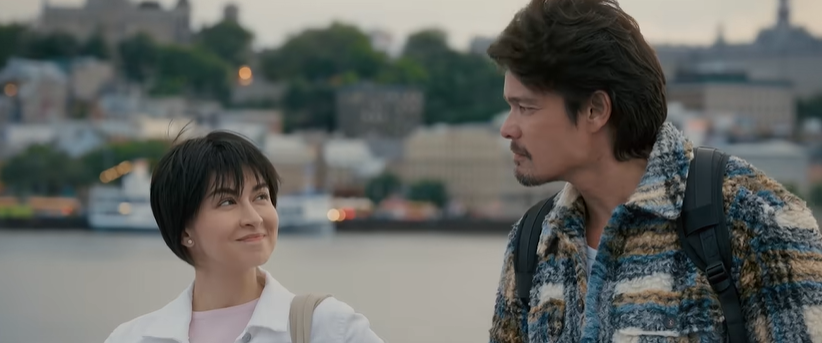 Marian Rivera and Dingdong Dantes in a scene from Remember. Image from ABS-CBN Star Cinema.